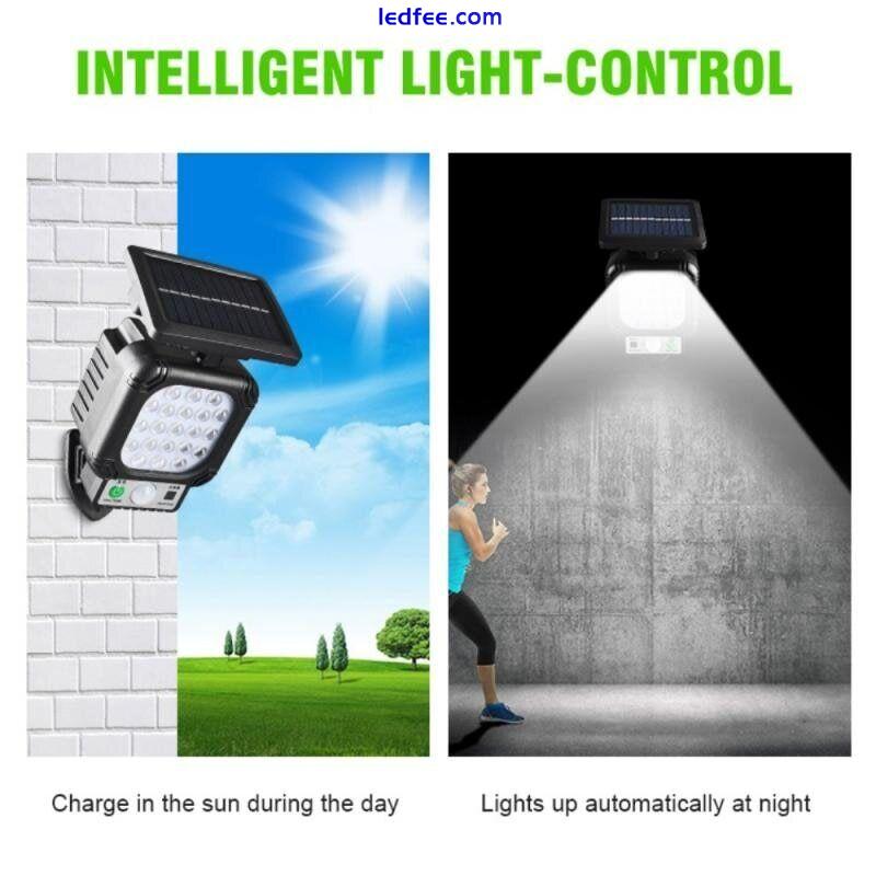 Outdoor Solar LED Light Motion Sensor Lamp Garden Garage Security Street Light 4 