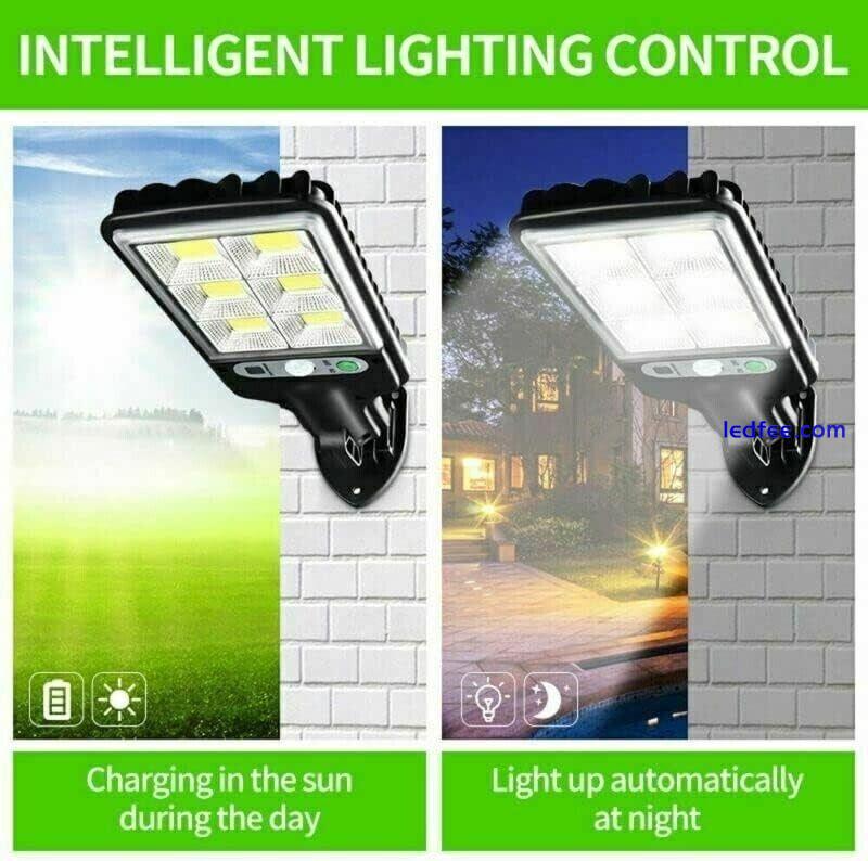 1000000LM LED Solar Motion Sensor Light Bright Garden Outdoor Street Wall Lamp 5 