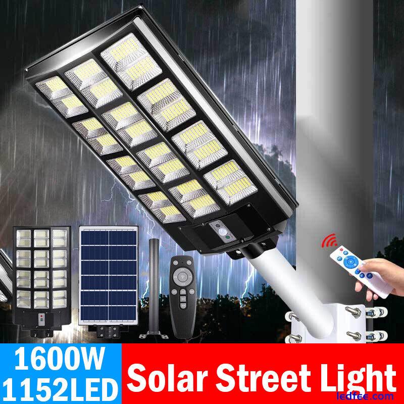 9900000000LM LED Solar Street Light Commercial Outdoor Wall Road Lamp Waterproof 2 