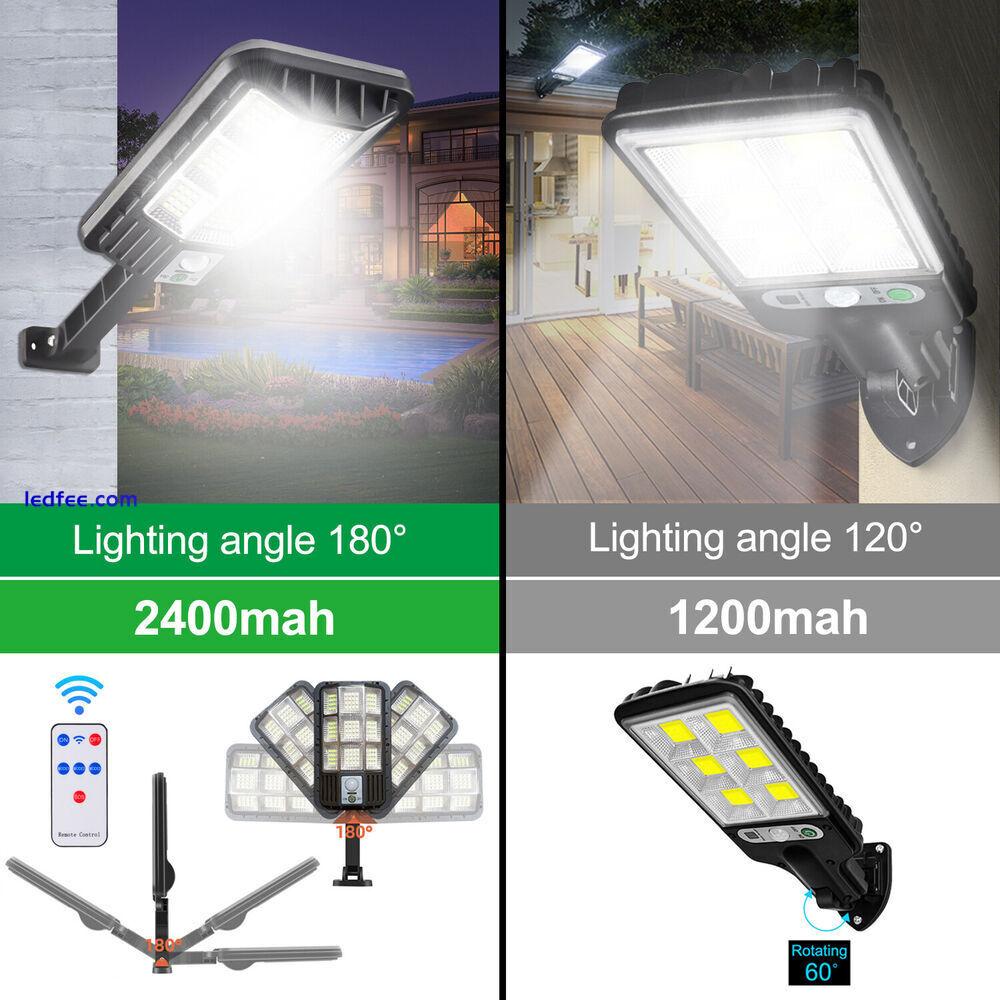 Outdoor LED Solar Street Light Motion Sensor Flood Lamp Yard Garden Wall Light 2 