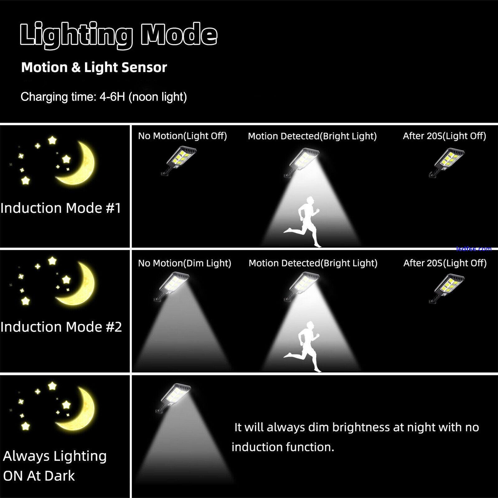 Outdoor LED Solar Street Light Motion Sensor Flood Lamp Yard Garden Wall Light 0 