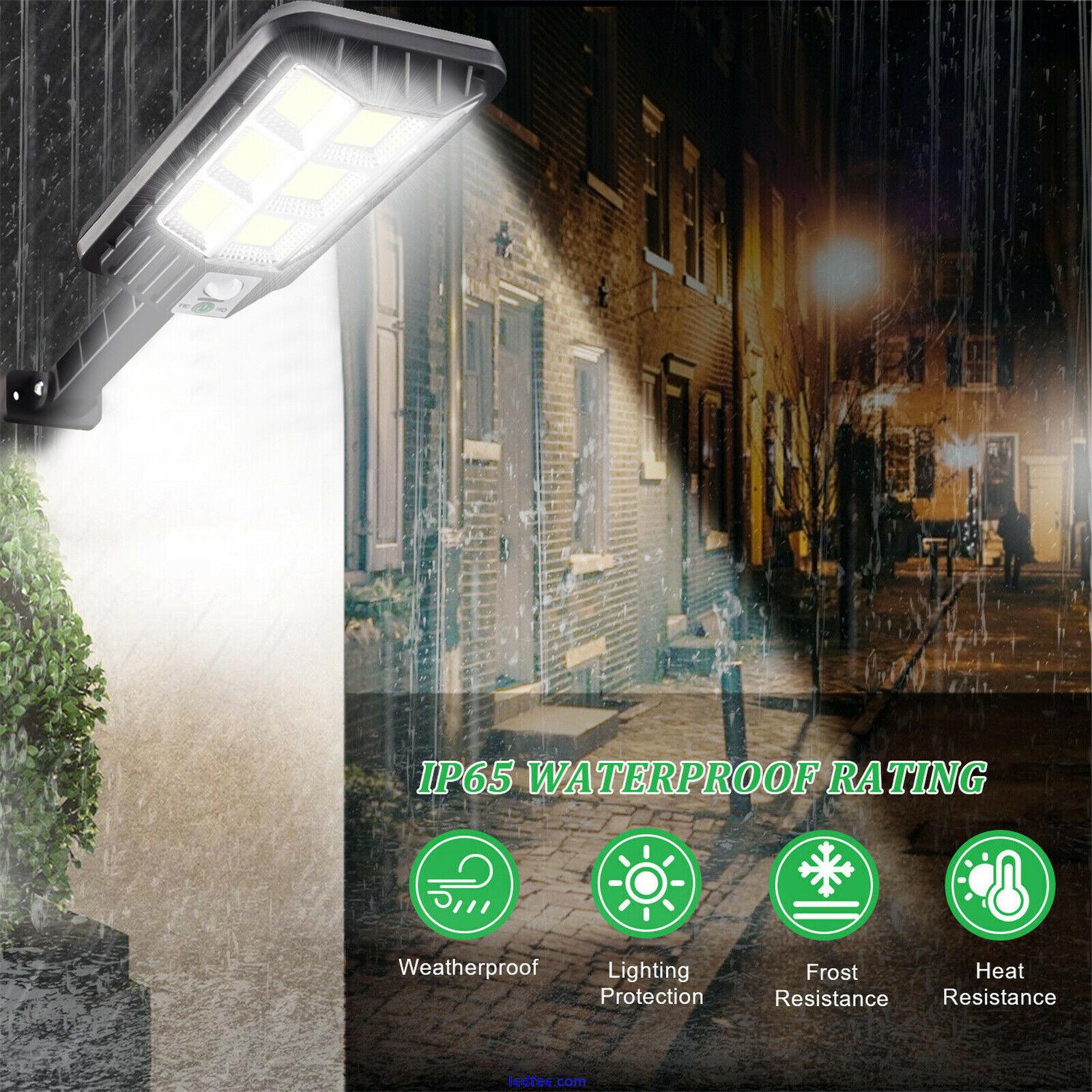 Outdoor LED Solar Street Light Motion Sensor Flood Lamp Yard Garden Wall Light 3 