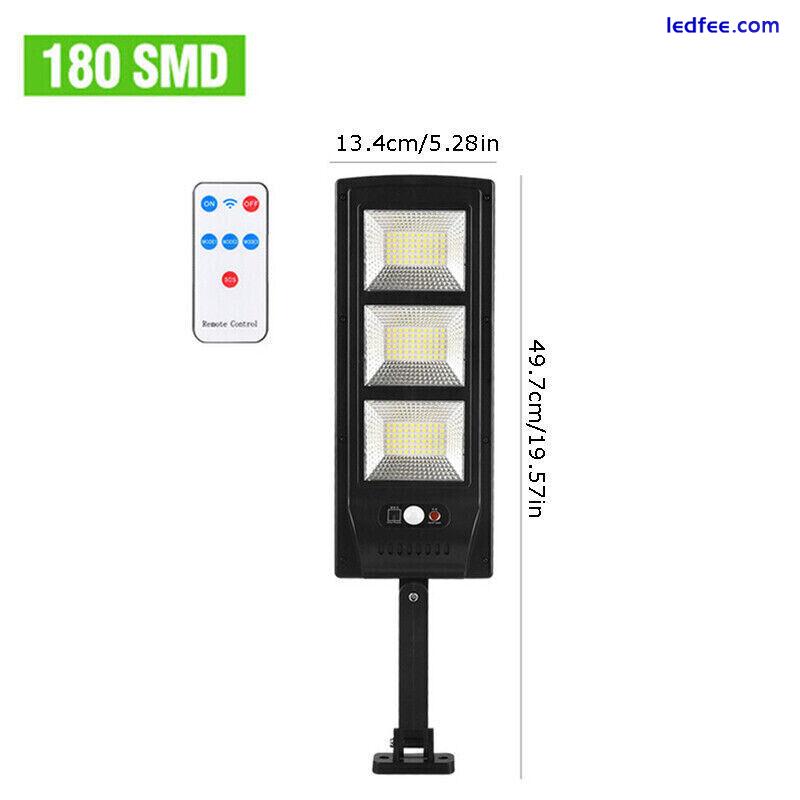 Commercial Solar Street Flood Light LED Outdoor Road Area Dusk To Dawn Lamp 2PK 2 