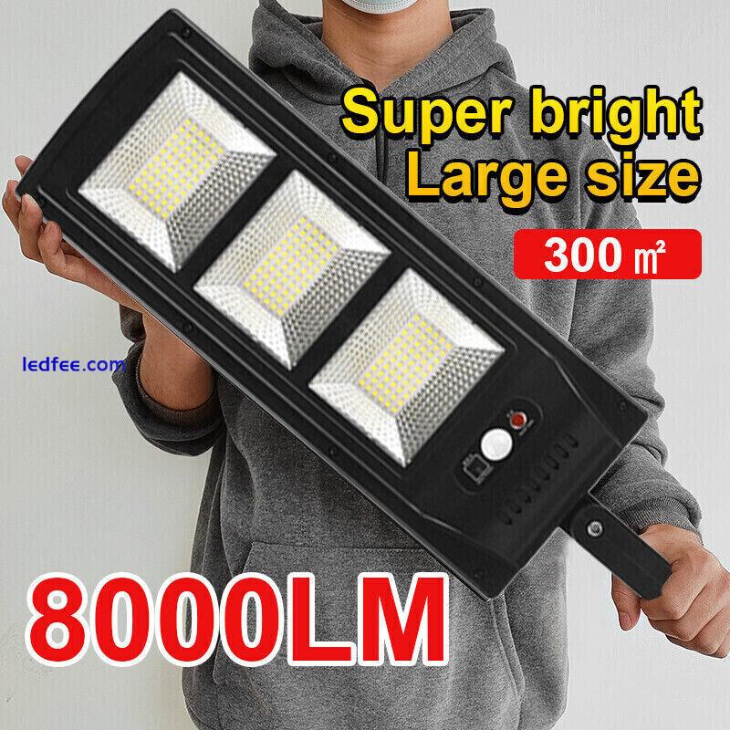 Commercial Solar Street Flood Light LED Outdoor Road Area Dusk To Dawn Lamp 2PK 0 