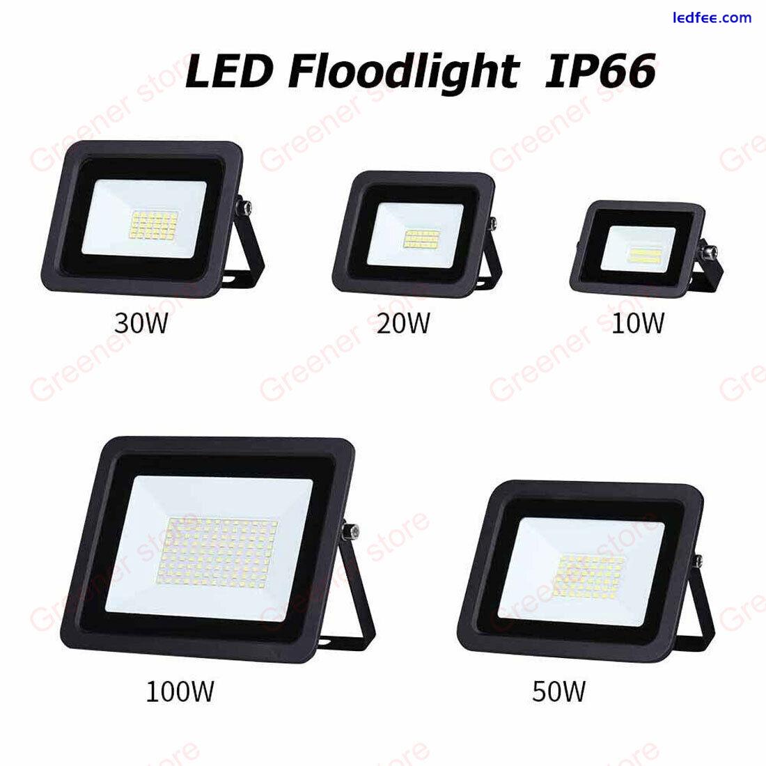 10W-200W LED Floodlight Garden Lamp Security Wall Flood Light Waterproof IP65 O 0 