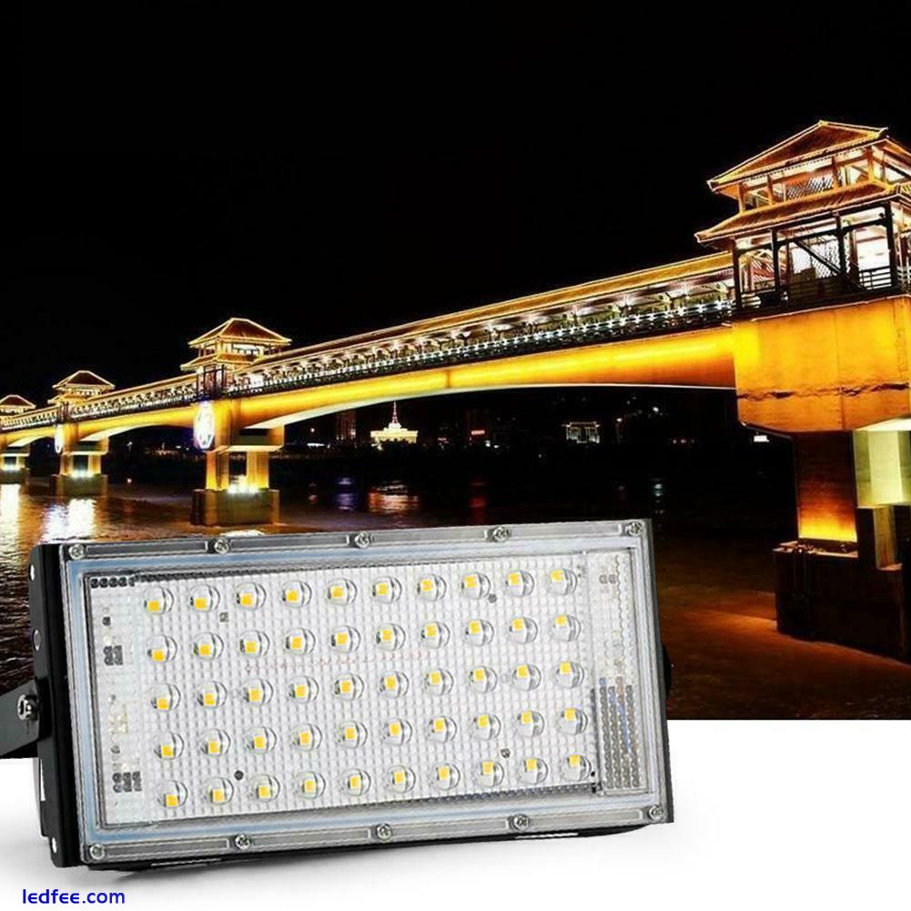 AC220-240V 50W LED Flood Light Outdoor Module Spotlight Yard NEW Garden B5Z4 5 