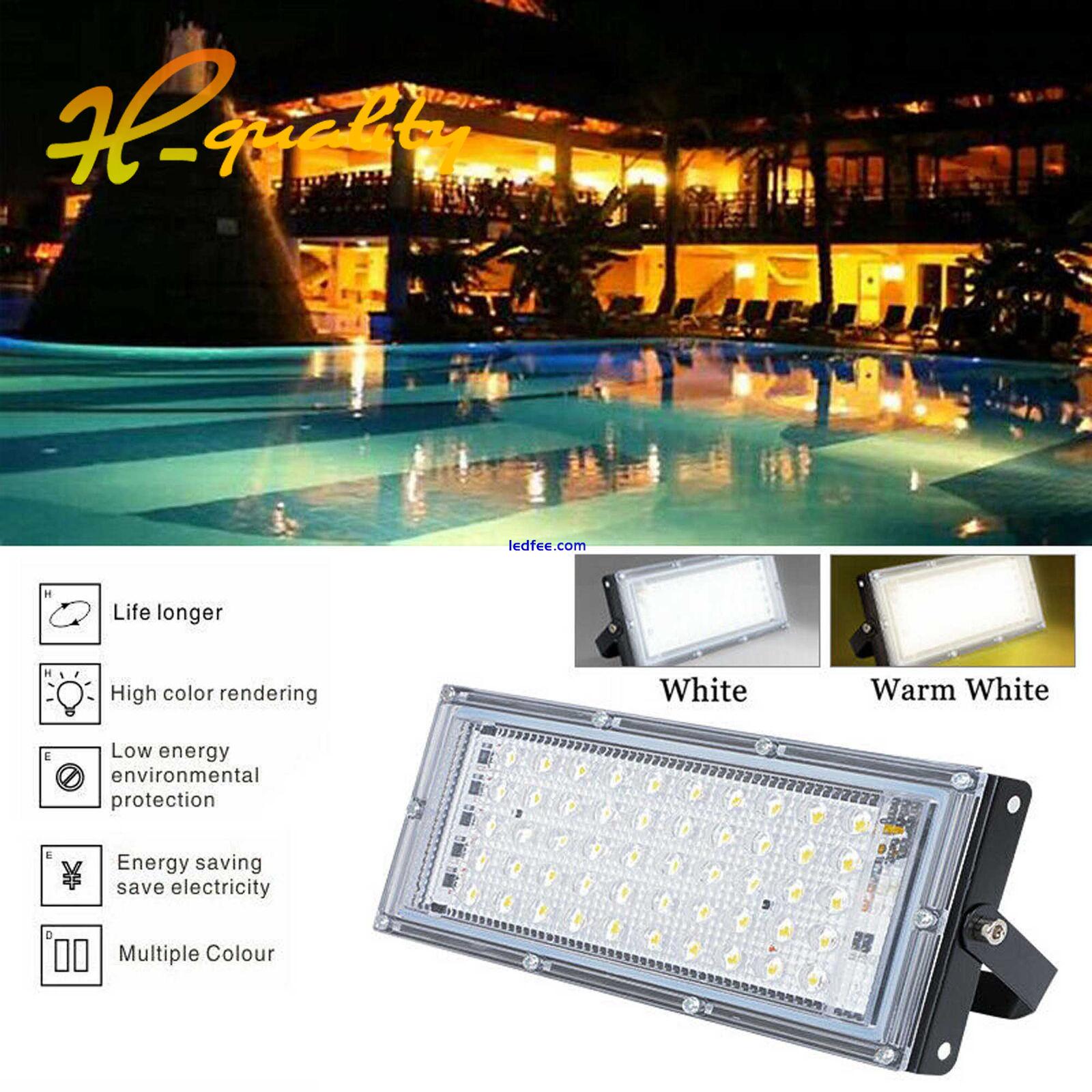 50W LED Floodlight Outdoor Light Security Wall Flood Lights 100lm/w SMD2835 3 