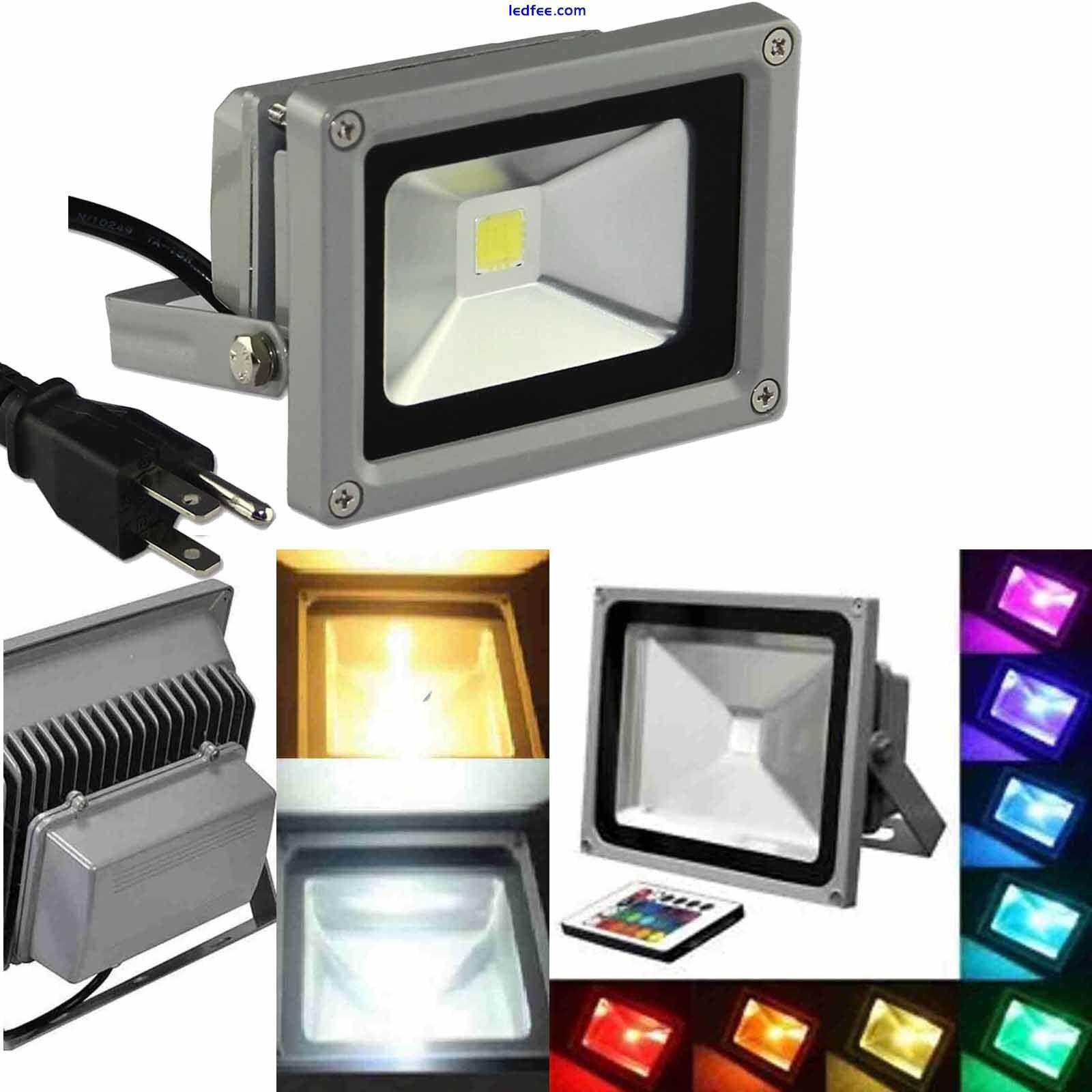 Waterproof LED Flood Lights Spotlight Garden Lamp Outdoor 10W 20W 30W 50W 100W 2 