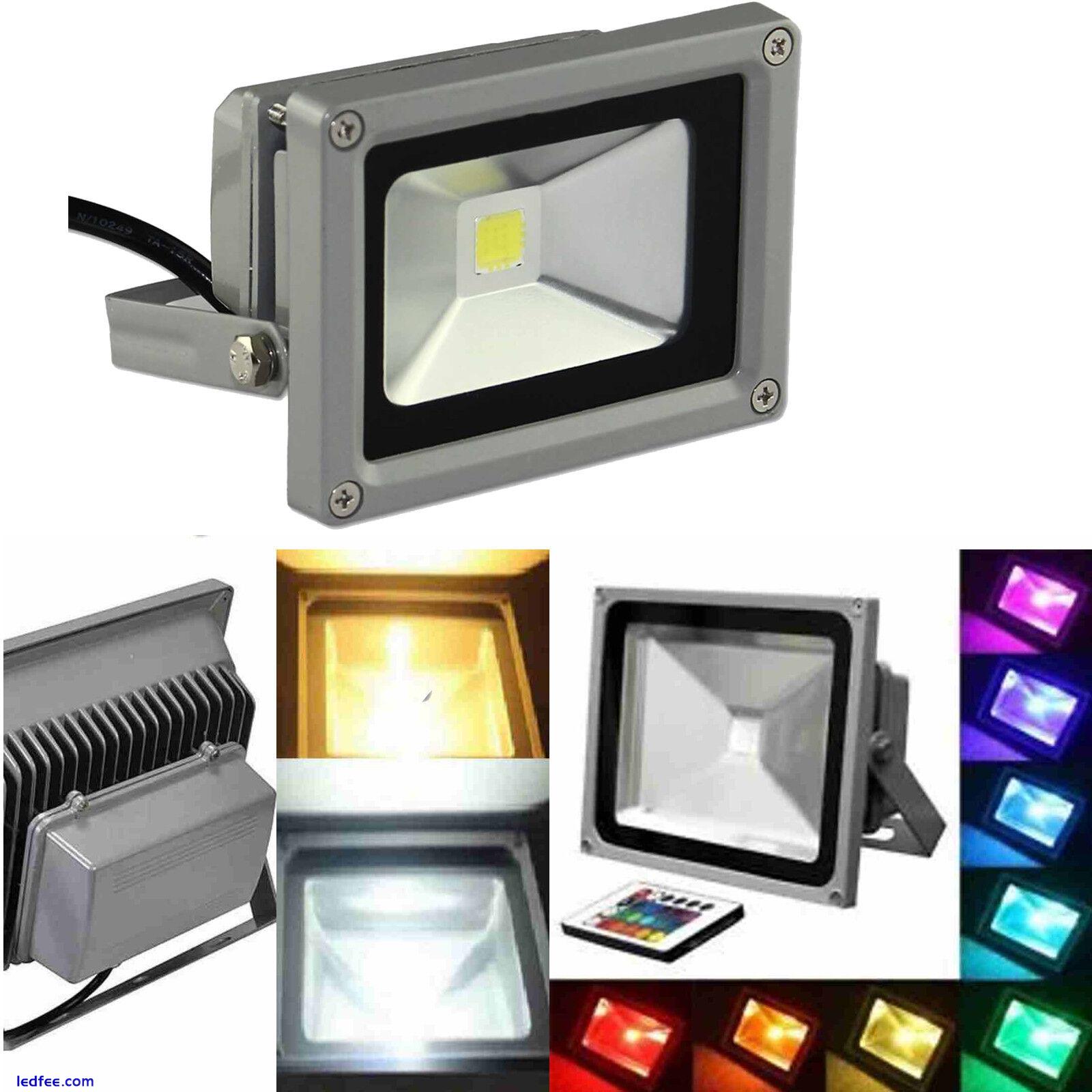 Waterproof LED Flood Lights Spotlight Garden Lamp Outdoor 10W 20W 30W 50W 100W 0 