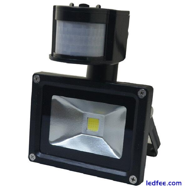 10W 20W 30W 50W White Pir Motion Sensor Security LED Flood Light Outdoor Lamp AC 3 