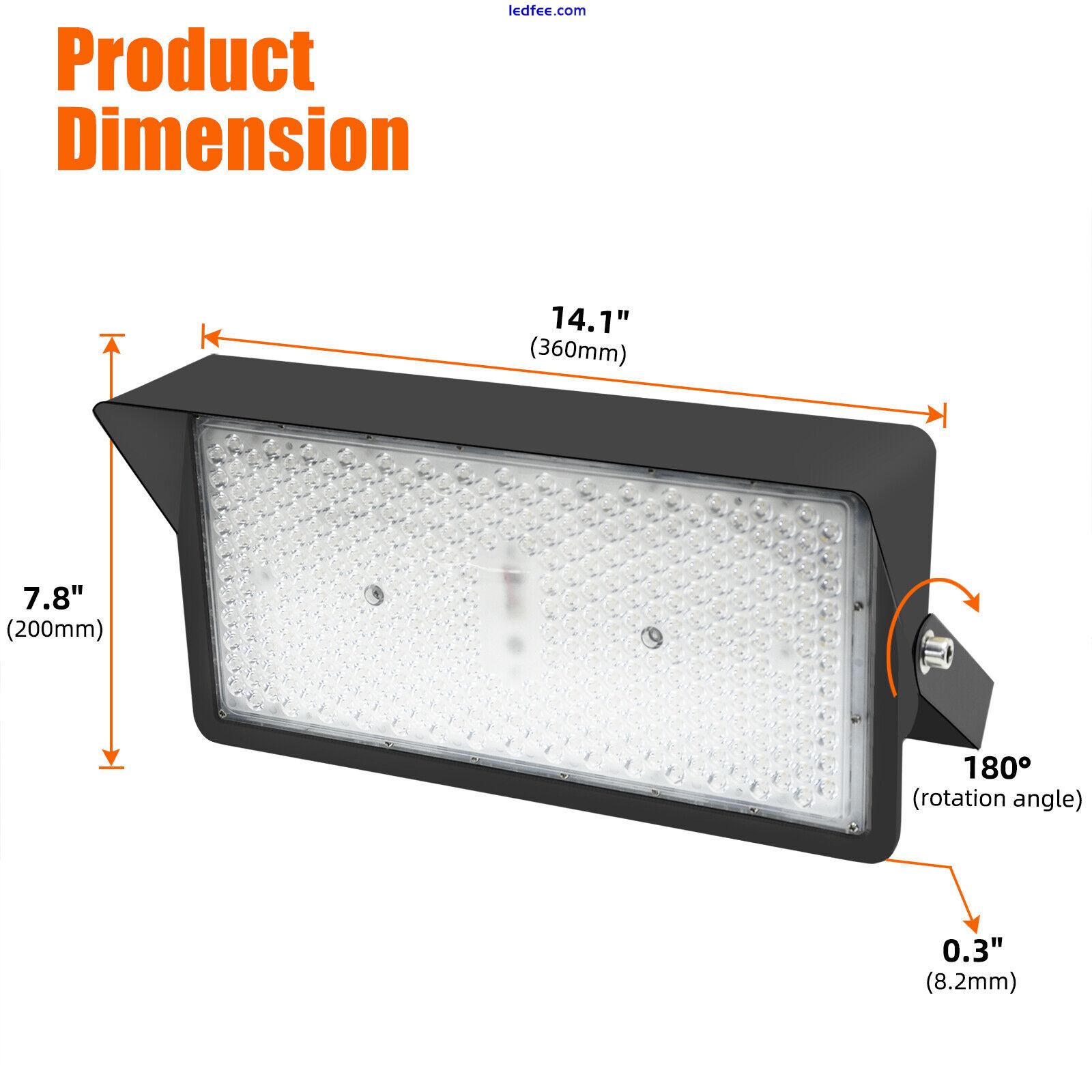 Led Stadium Flood Light Outdoor Super Bright 300W 36000 Lumens 1500W Equivalent 1 