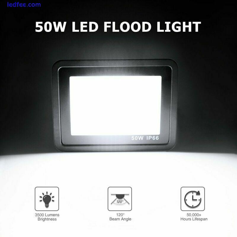 LED Floodlight Outside Light 10W-200W Security Flood Lights Outdoor Garden Lamp 2 