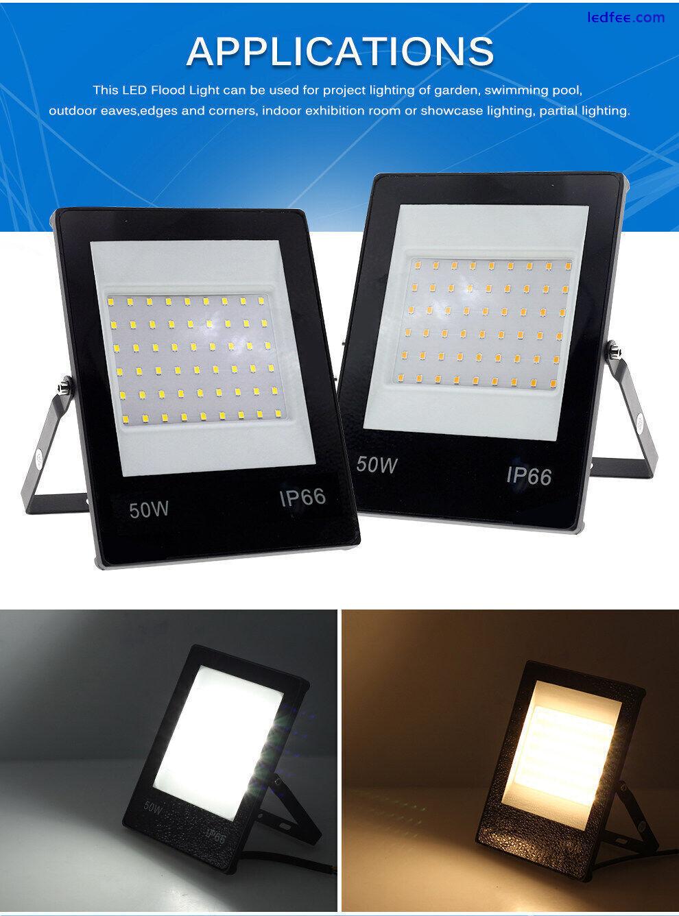 LED Flood Light IP66 Waterproof Outdoor Lighting LED Spotlight Wall Floodlights 0 