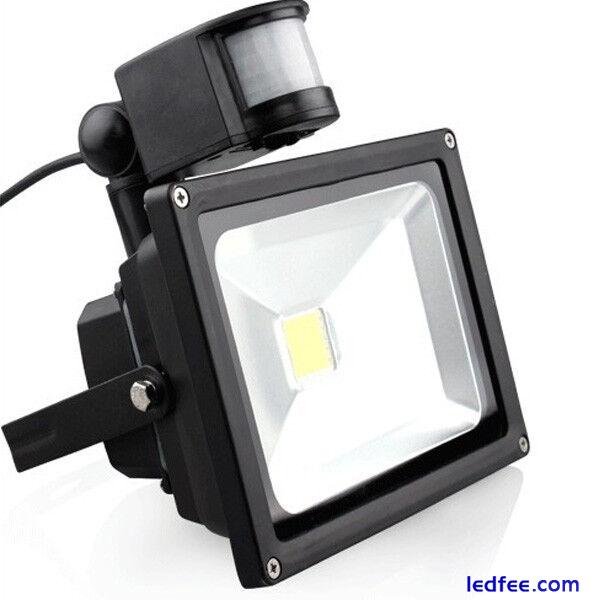 LED PIR Body Motion Sensor Flood Light Outdoor Landscape Spot Lamp 10W 20W 30W 4 