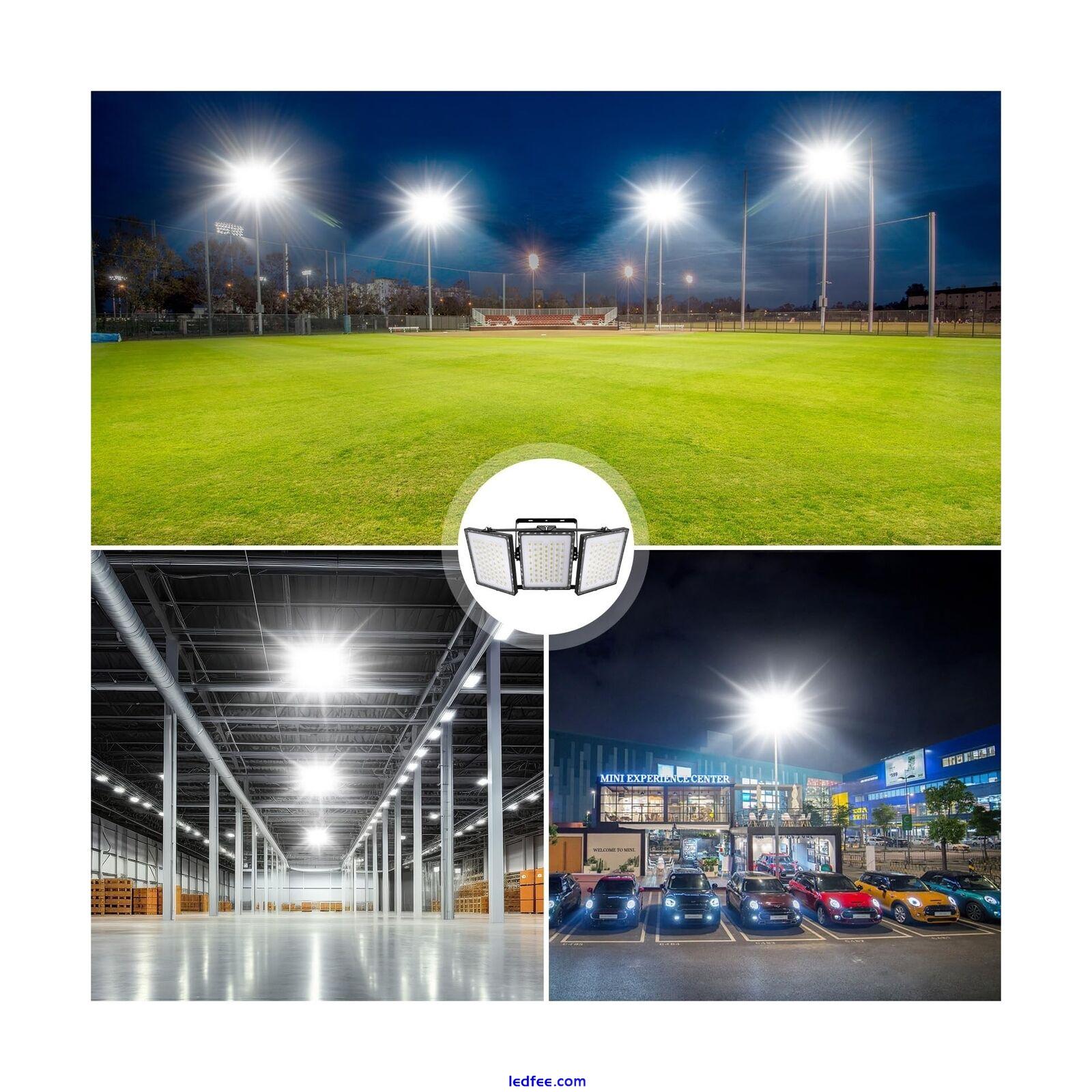 LED Flood Light Outdoor 600W, 60000LM Smart APP Control Tunable White 3000K-6... 3 