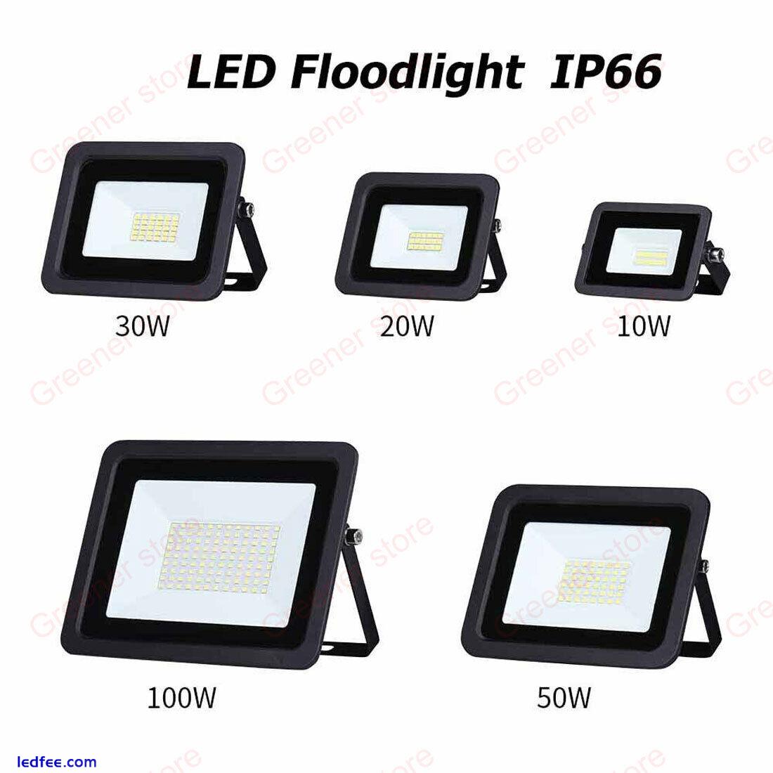 LED Floodlight Light 10W-200W Security Flood Lights Outdoor Garden Wall Lamp UK 0 