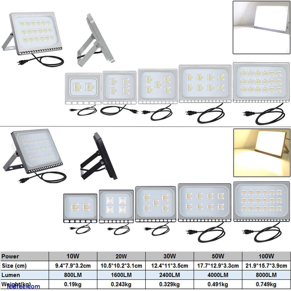 LED Flood Lights 10W 20W 30W 50W 100W 150Ｗ 200W 300W 500W Watt Outdoor Lighting 1 