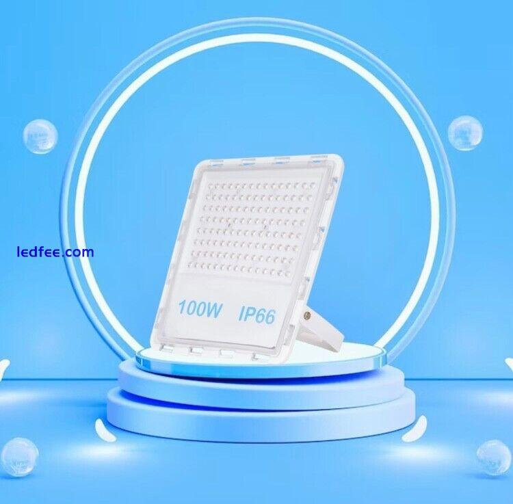 Ip66 Waterproof Lens Model 100W Led Flood Light in Cool White Pack of 1 0 