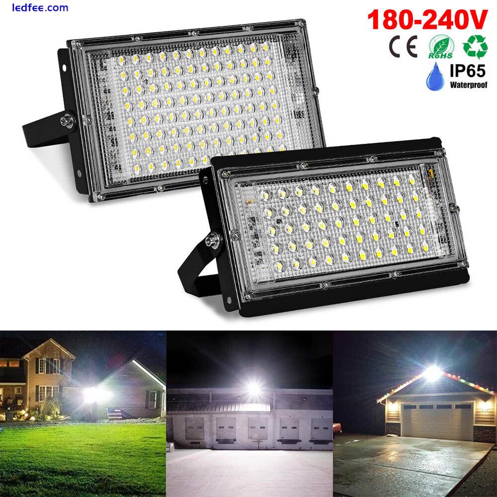 50/100W LED Fluter Floodlight IP65 Außenleuchte Garten Fassadenstrahler Außen DE 0 