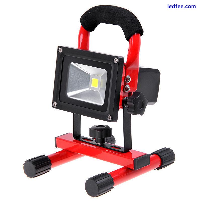 10W 20W 30W Portable Hi Power White LED Work Light Rechargeable Flood Light IP65 2 