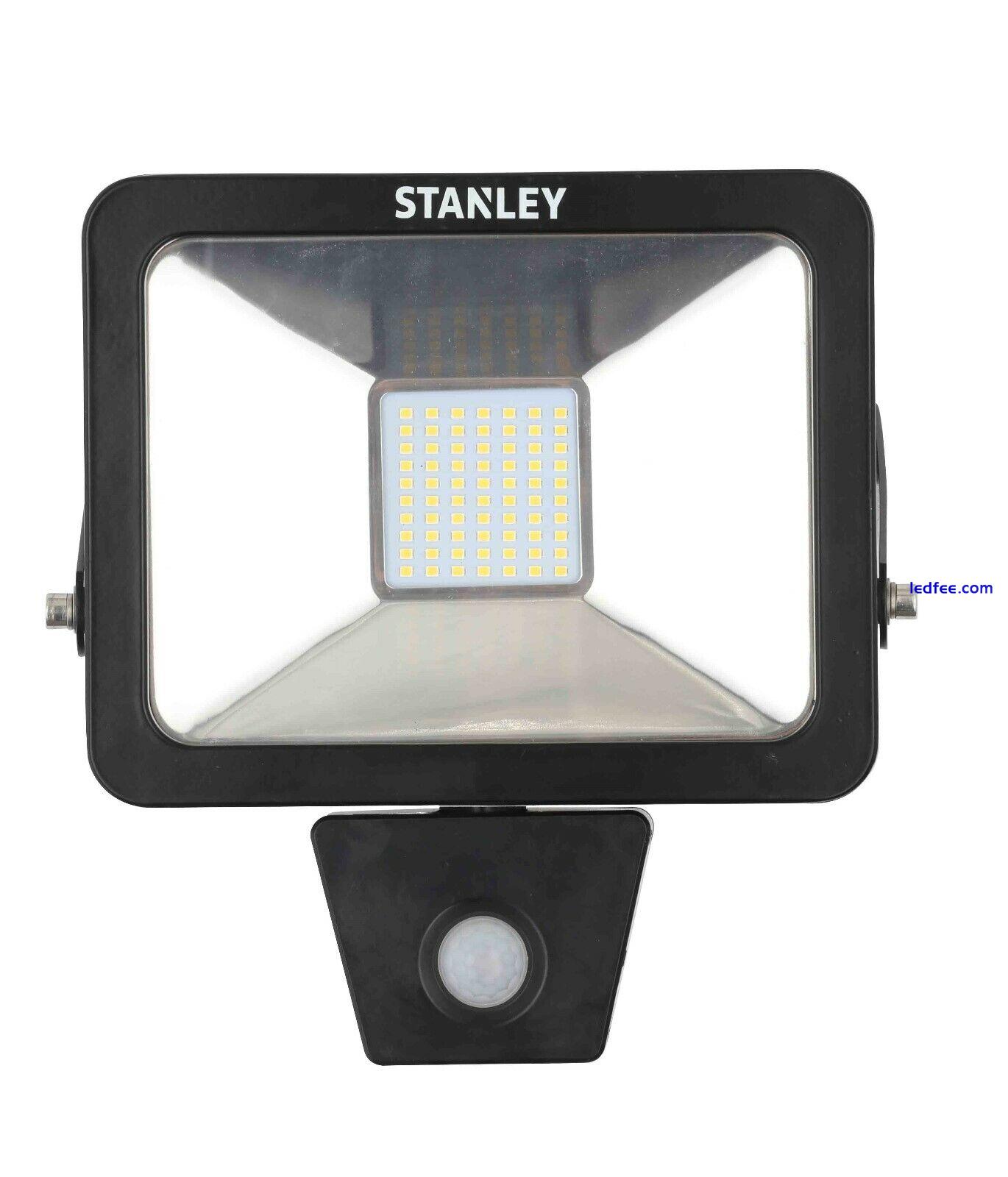 Stanley. branded. Outdoor. LED flood light. PIR Slimline. 50 watt 1 