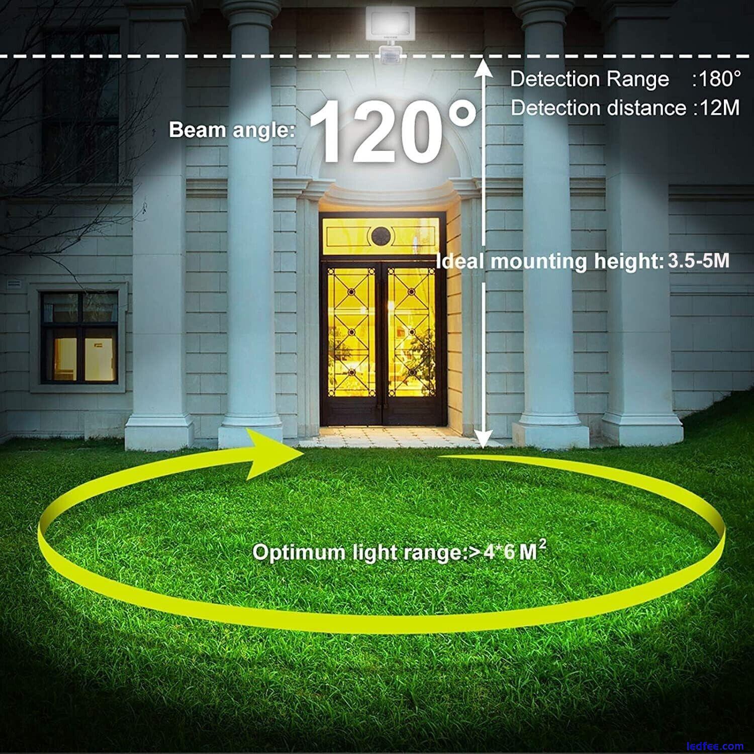 Motion Sensor Security Lights - Super Bright 3000 Lumen LED Flood Lights Outdoor 5 