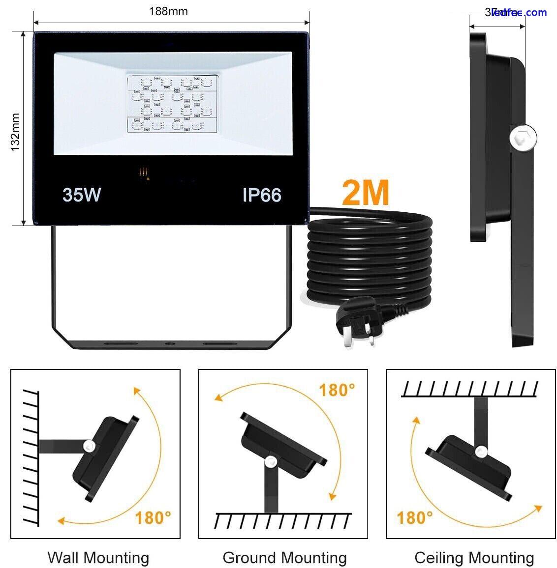 35W RGB flood light 0 