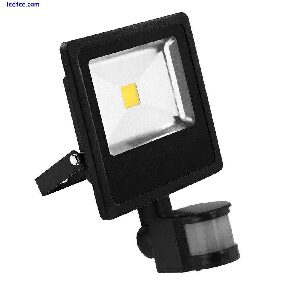 Slimline LED Floodlights With PIR Motion Sensor Security Outdoor Flood Light UK 3 