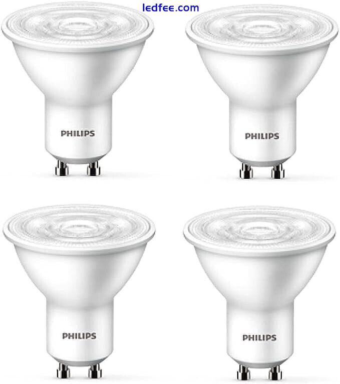 Philips 4.7W LED Energy Saving GU10 Spotlight Light Bulbs 2700K Warm White  0 