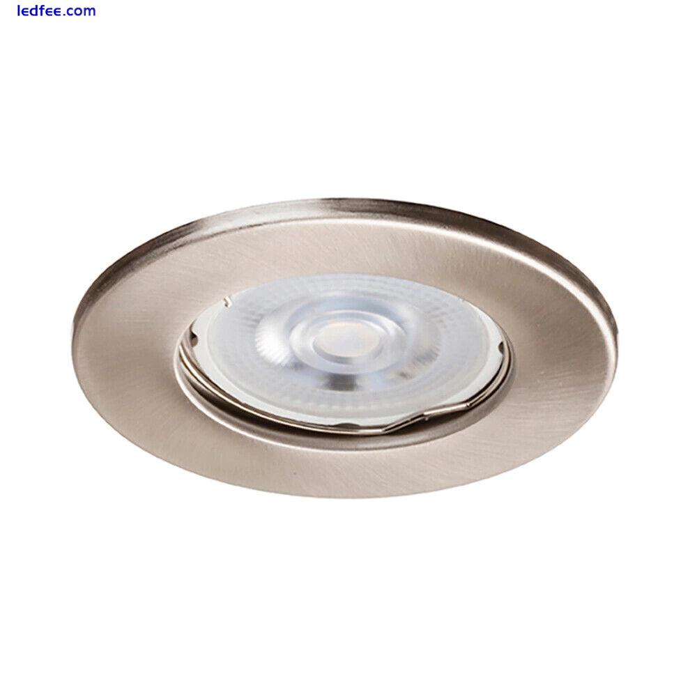 6 X GU10 MAINS 240 VOLT HALOGEN LED RECESSED DOWNLIGHT SPOTLIGHT DOWNLIGHTER 4 