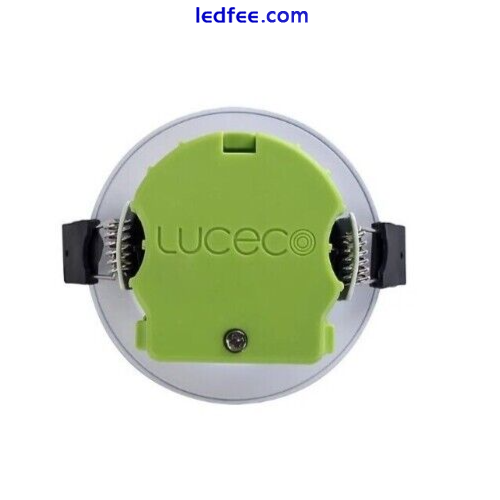 Luceco Matt White Fixed LED Spot Lights Neutral White Downlight 6W IP65 Dimmable 2 