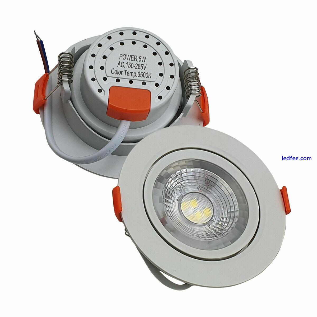 3W 5W 7W 9W 12W NEW LED Ceiling Adjustment Downlights Angle Recessed Spotlights 3 