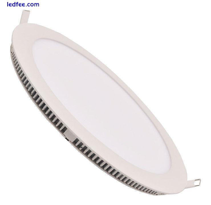 LED Ceiling Panel Light Recessed Down Lighting Bulb Round or Square Kitchen Spot 2 