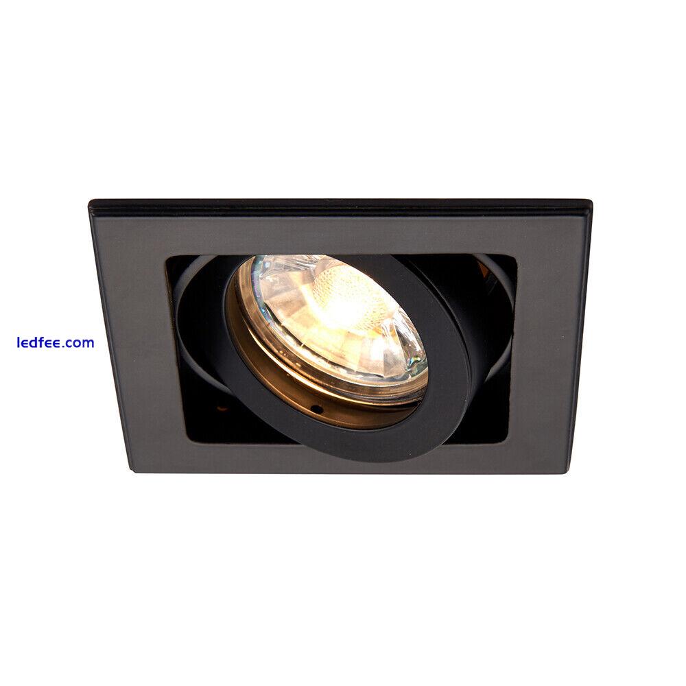 Recessed LED Ceiling Light Dimmable Downlight GU10 Aluminium Boxed Spotlights 5 