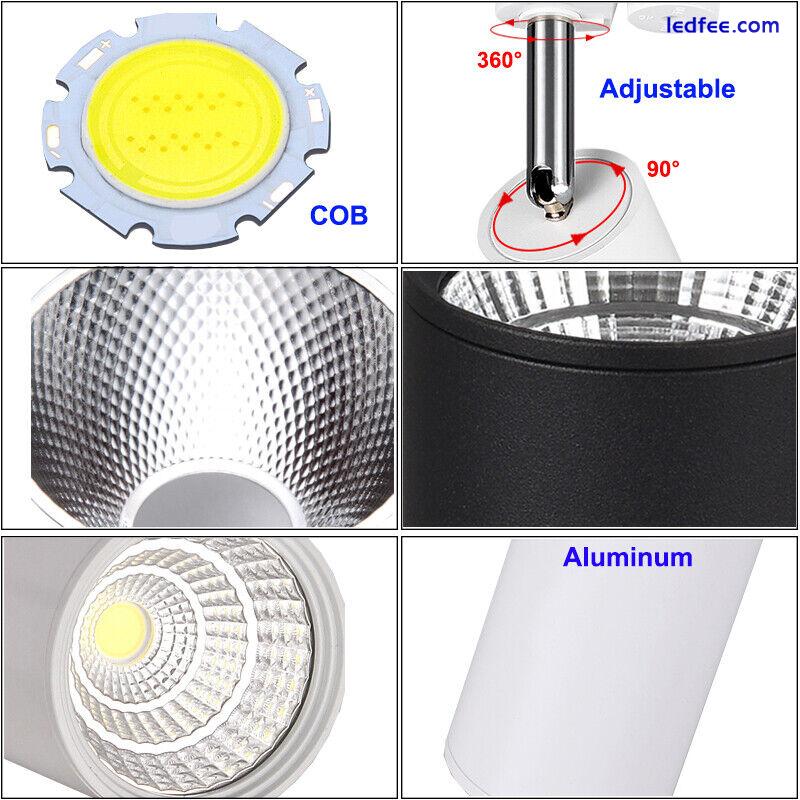 Dimmable/N LED COB Ceiling Light Adjustable Lamp Picture Spotlight Bedroom Hotel 5 