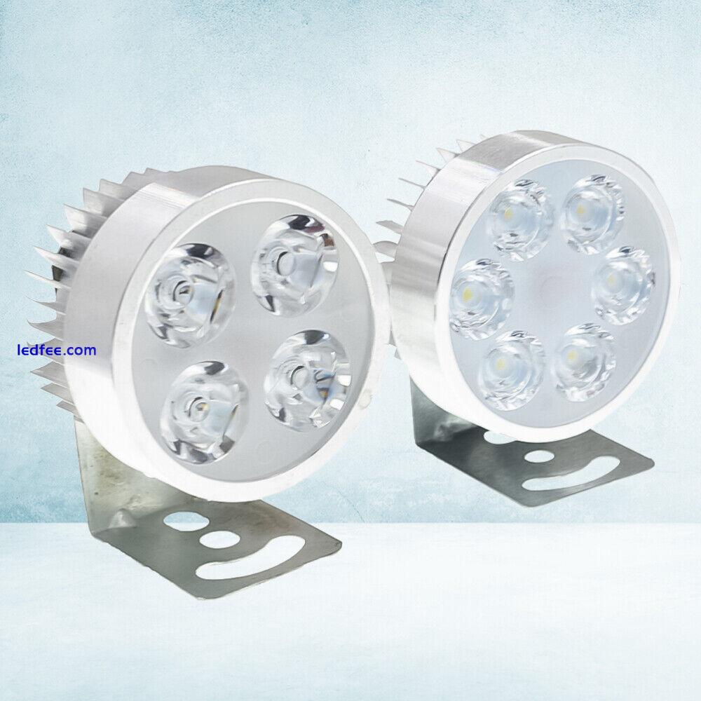  2 Pcs Headlight Bulbs Motor LED Lights Small Motorcycle Waterproof Spotlight 1 