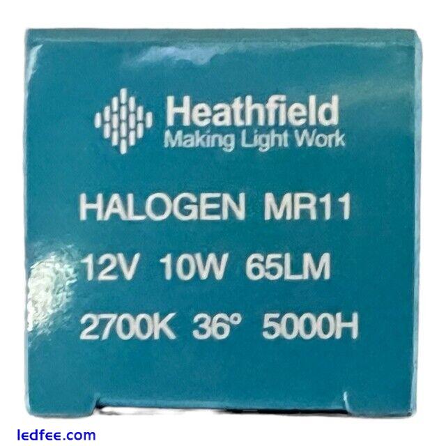 Heathfield 10w, 20w & 35w  MR11 Halogen Spot Lamp Light Bulbs 12v 35mm 5 