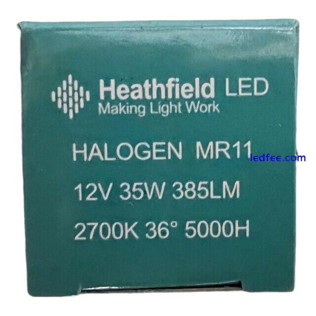 Heathfield 10w, 20w & 35w  MR11 Halogen Spot Lamp Light Bulbs 12v 35mm 2 