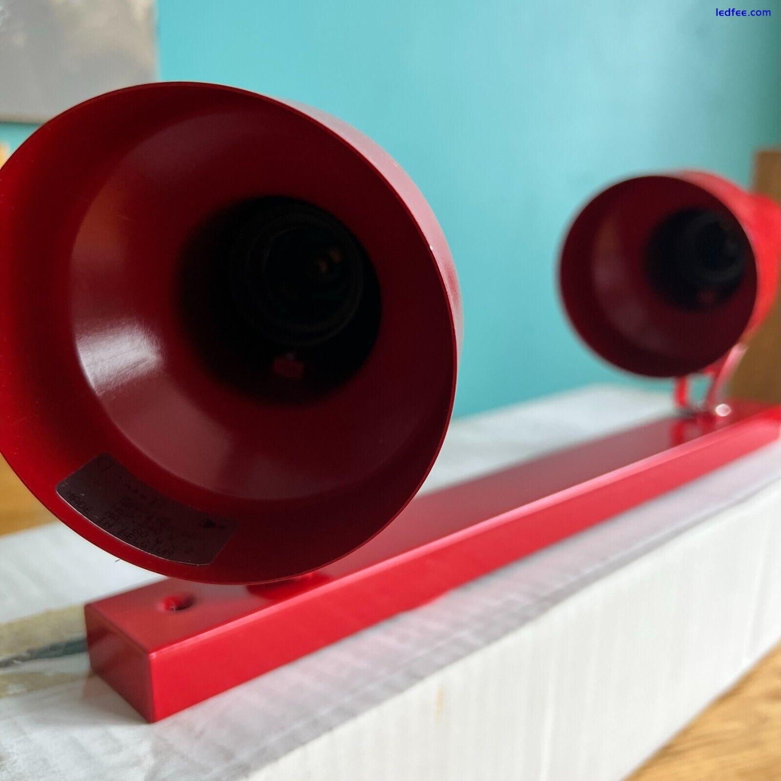 Massive Philips Double Ceiling Spot Light Red 2 