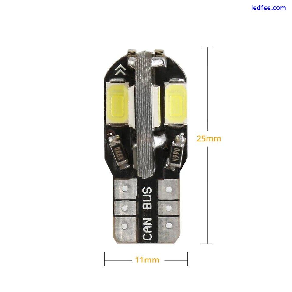 T10 LED CAR BULBS  ERROR FREE CANBUS 8/26 SMD XENON WHITE W5W 501 BULB FAST POST 0 