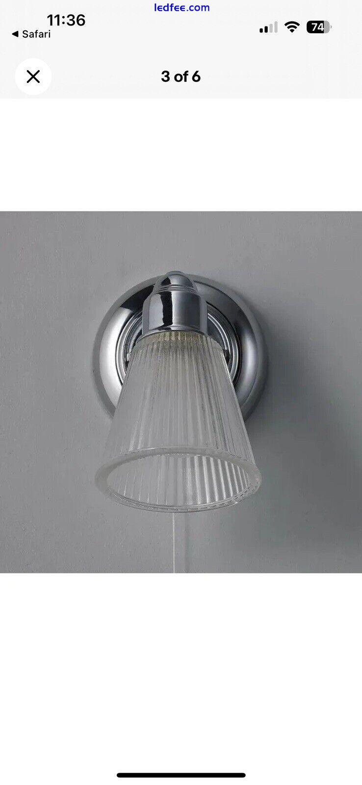 John Lewis Lucca Single Bathroom Spotlight Polished Chrome 0 