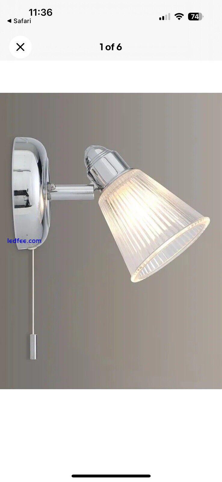 John Lewis Lucca Single Bathroom Spotlight Polished Chrome 2 