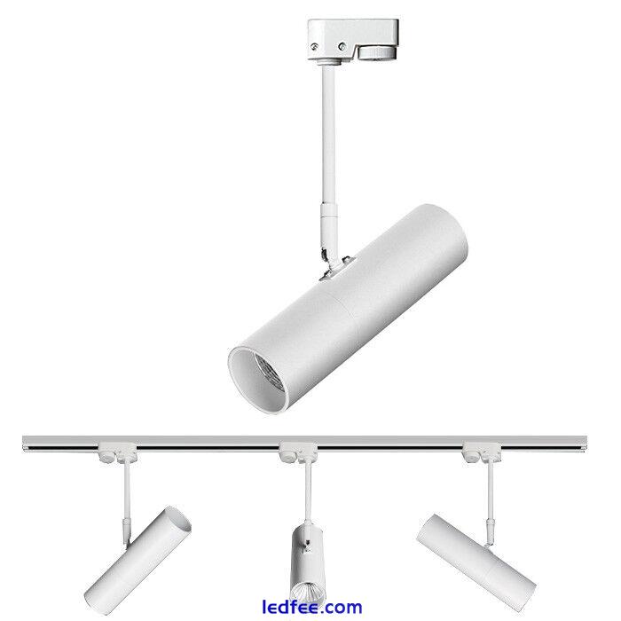 LED COB Ceiling Light Picture Spotlight Rail Track Lighting Adjustable Lamp Shop 2 