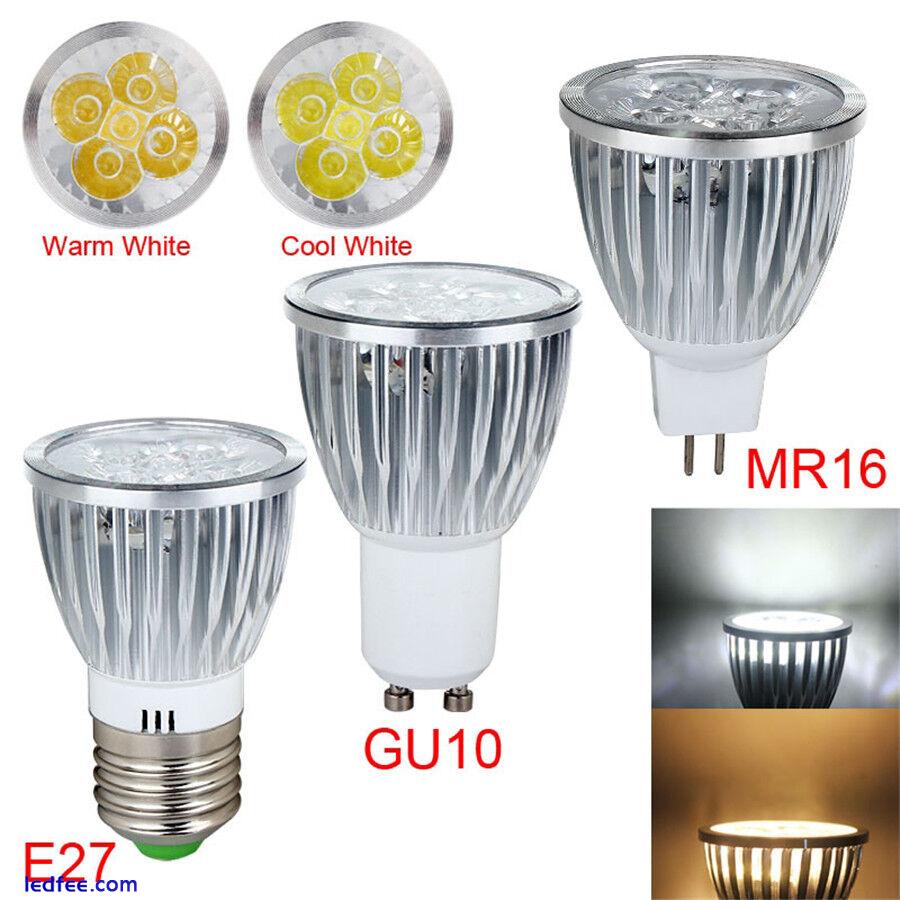 Day White Warm White High Power 3W 4W 5W GU10 MR16 E27 LED SMD Bulbs Spot Light 1 