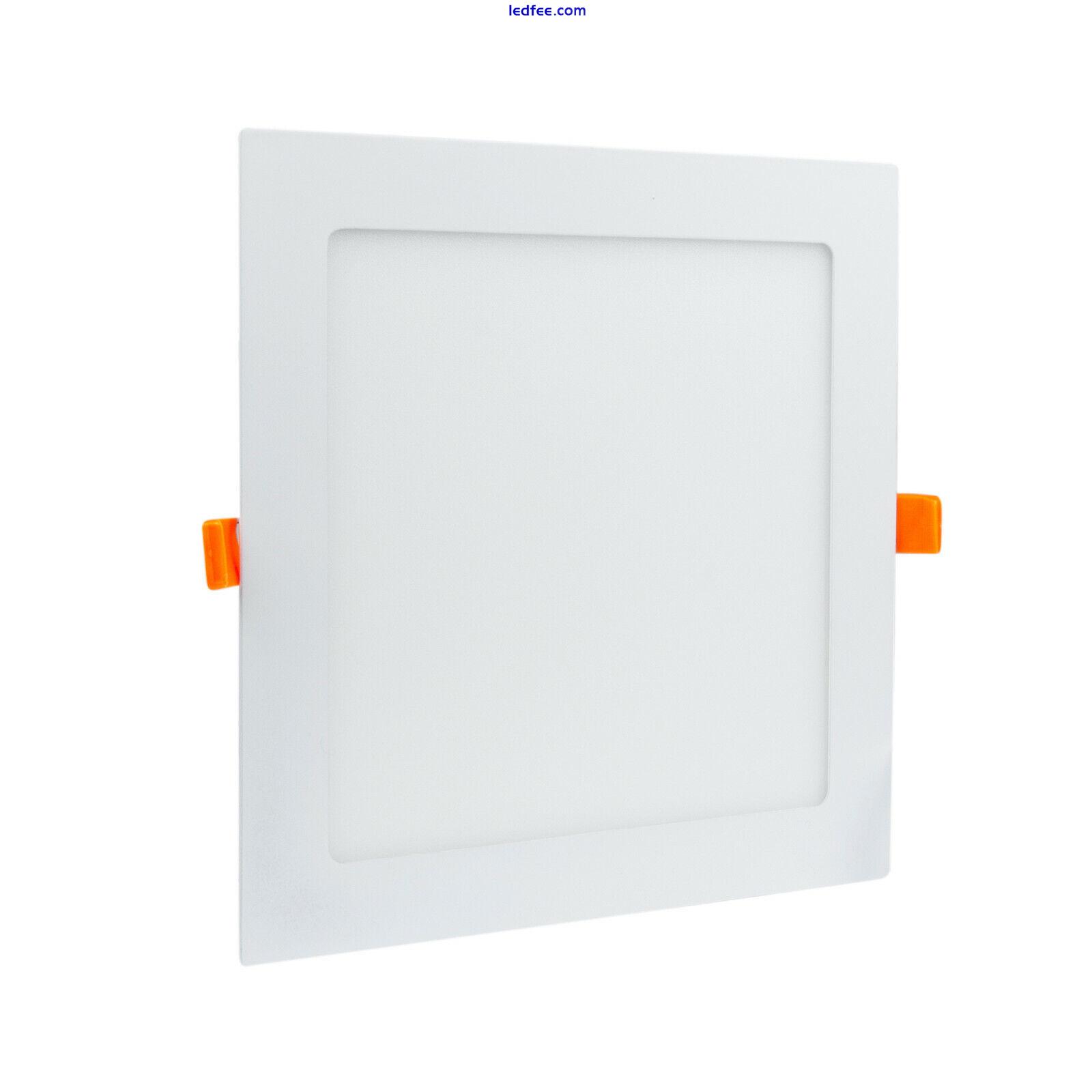 LED Recessed Flush Mounted Ceiling Slim Panel DownLight Round Square Top Quality 5 