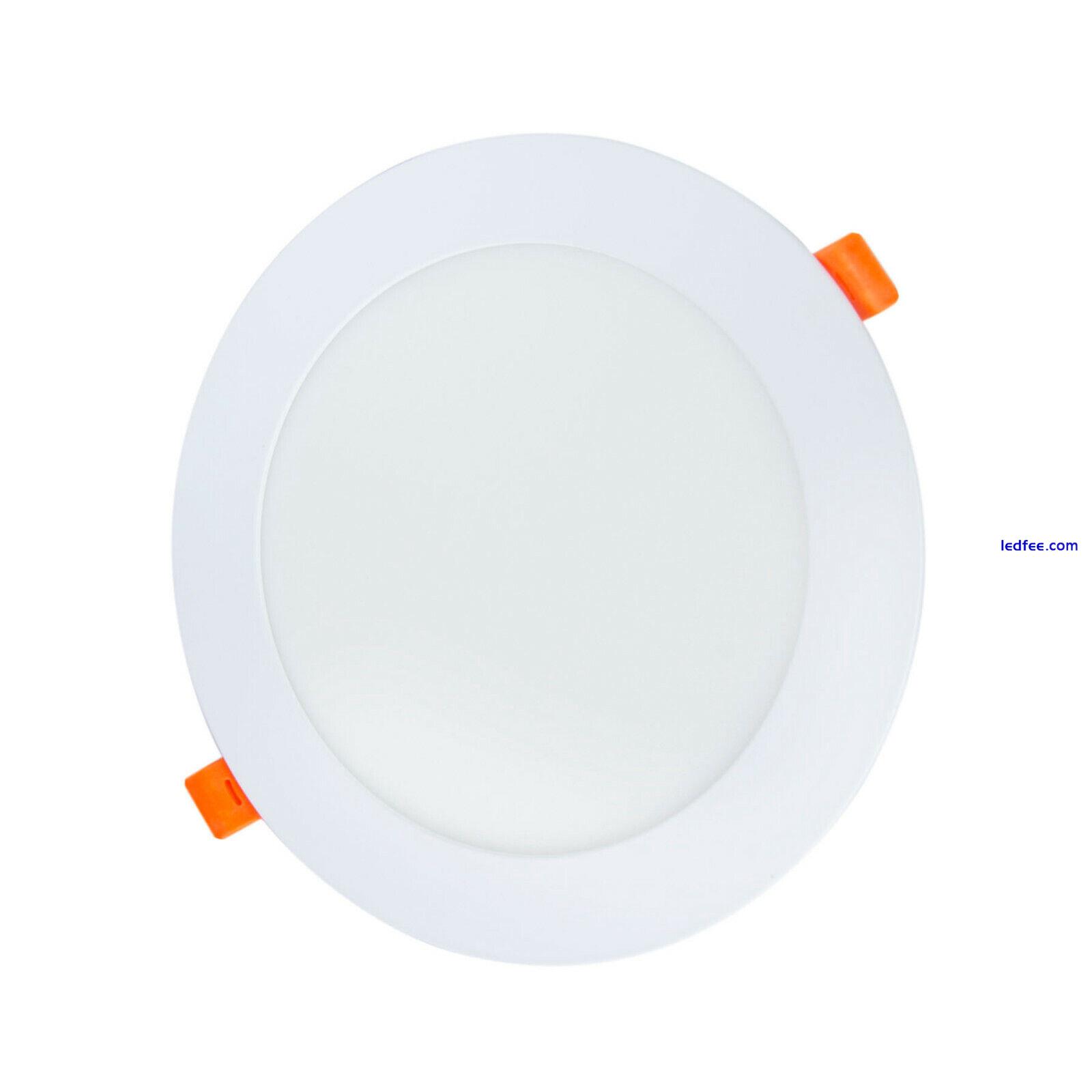 LED Recessed Flush Mounted Ceiling Slim Panel DownLight Round Square Top Quality 0 