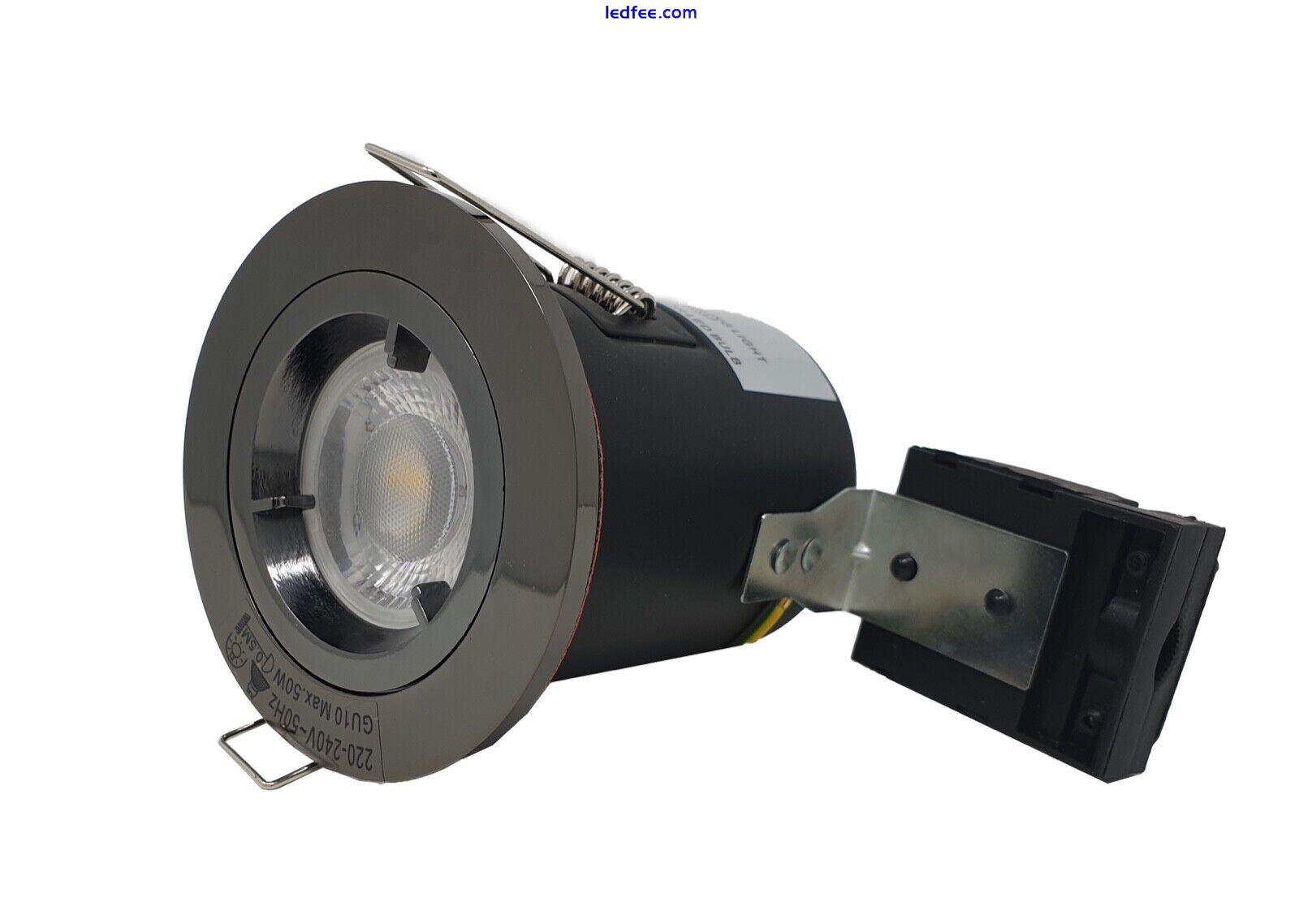 Fire Rated Downlight LED GU10 Recessed Ceiling Fixed/Tilt Spotlights - IP65/IP20 1 