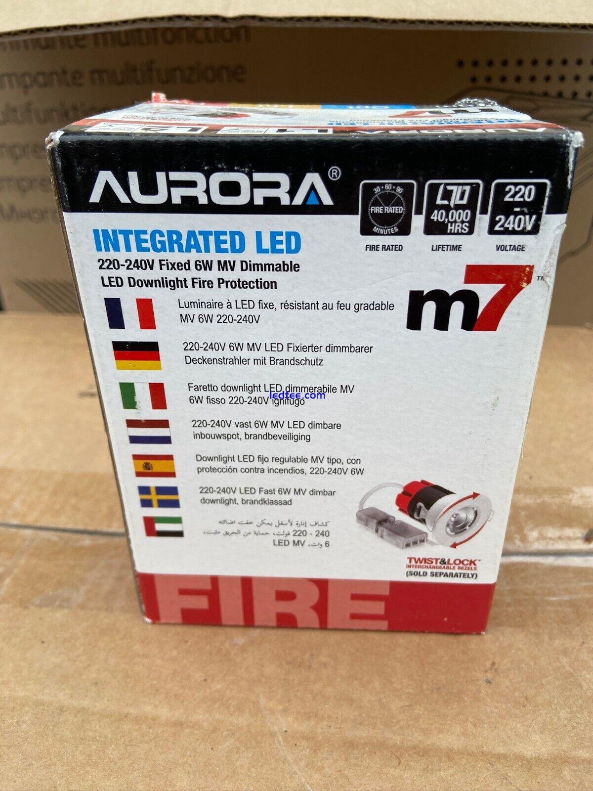 Aurora M7 Integrated LED 240v ErP Dimmable Downlight White 2 