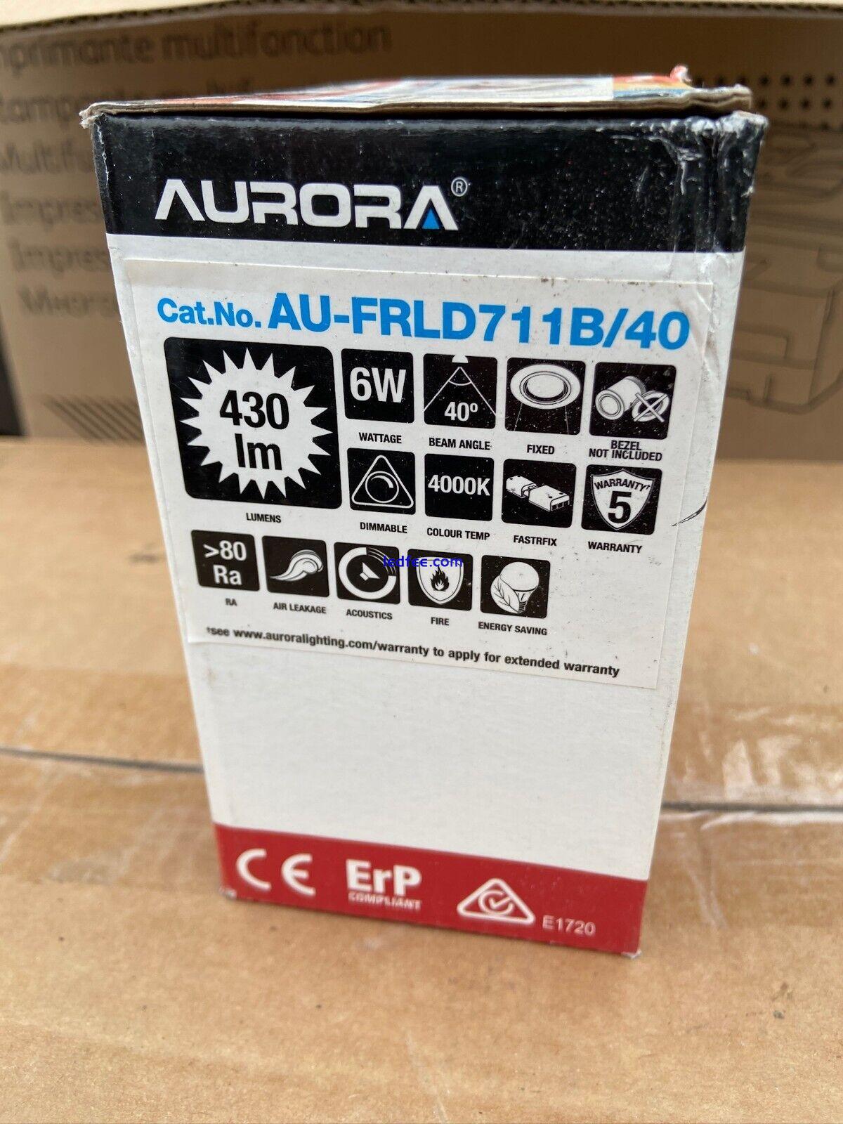 Aurora M7 Integrated LED 240v ErP Dimmable Downlight White 1 