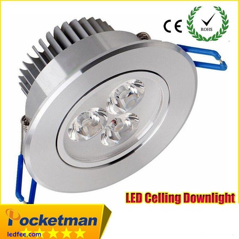 9w/12w/15w Recessed LED Ceiling Lamp Downlight Spotlight Home Lighting AC85-265V 0 